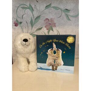 Kohls Cares On The Night You Were Born Book & Polar Bear Plush By Nancy Tillman